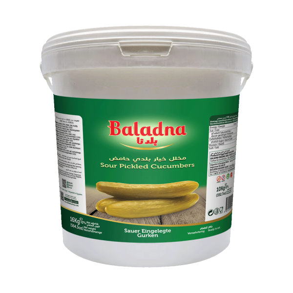 Baladna Sour Pickled Cucumbers Oriental style - Oriental 15000 g