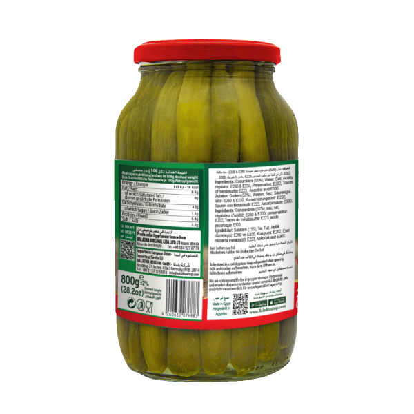 Baladna Hot Sour Pickled Cucumbers Oriental style - Oriental 1300 g - Image 2