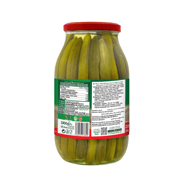 Baladna Hot Sour Pickled Cucumbers Oriental style - Oriental 2800 g - Image 2
