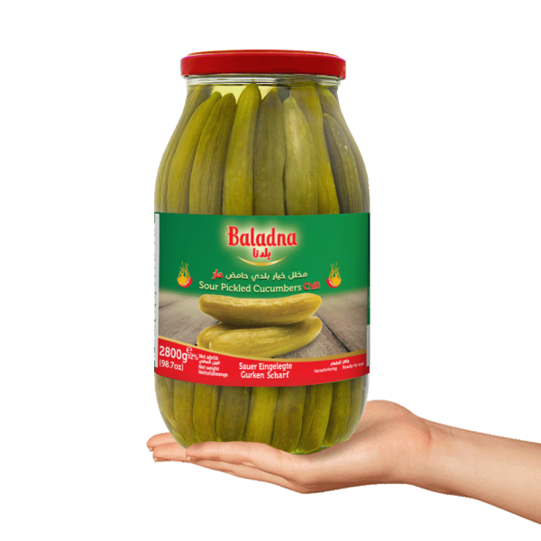 Baladna Hot Sour Pickled Cucumbers Oriental style - Oriental 2800 g - Image 3