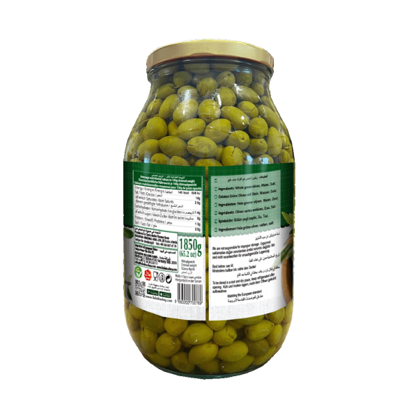 Baladna Whole Green Olives Salkini - Oriental 2850 g - Image 2