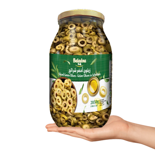 Baladna Sliced Green Olives - Oriental 2850 g - Image 3