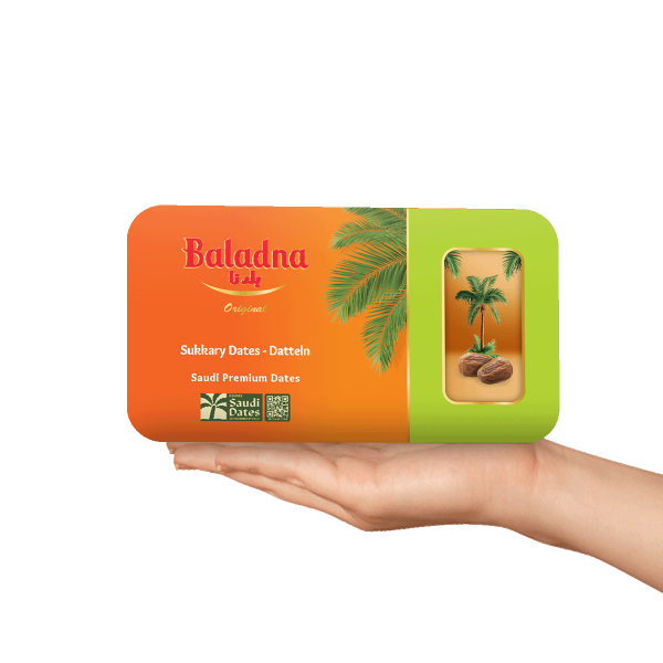Baladna Sukkary Dates 9 pieces Gift Case - Oriental 100 g - Image 4