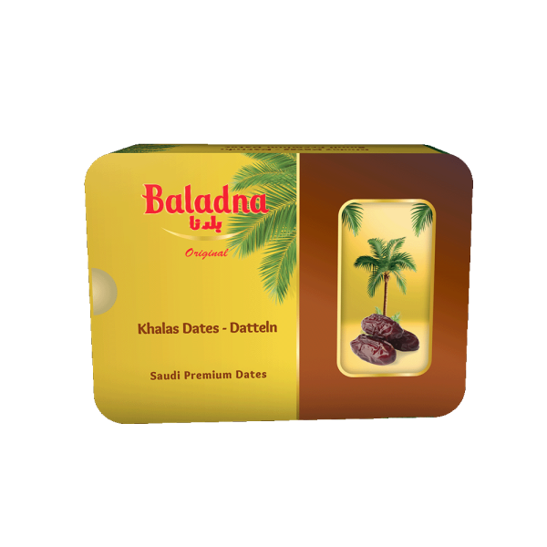 Baladna khalas Dates 9 pieces Gift Case - Oriental 100 g