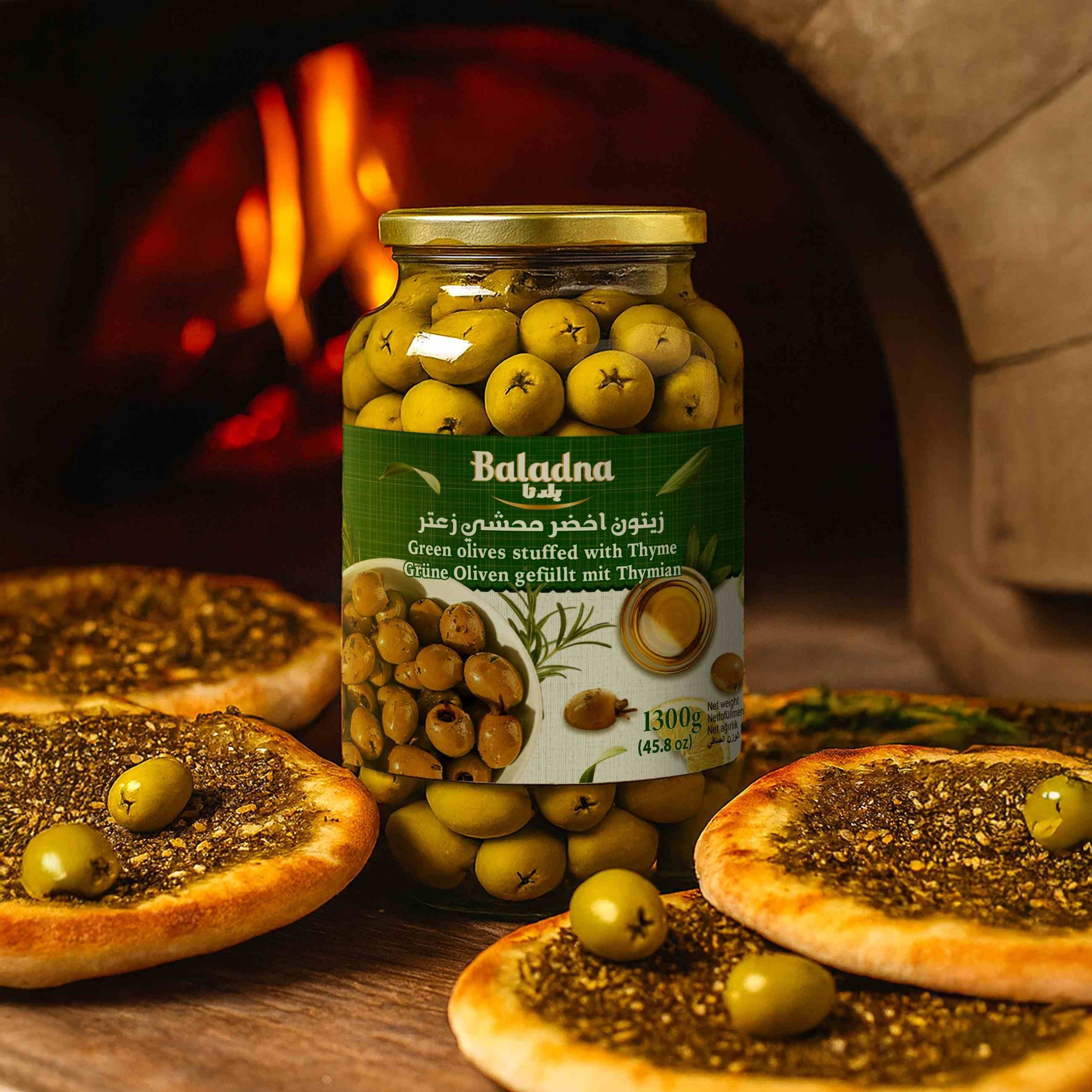 Baladna Green olives stuffed